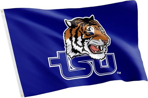 لافتات علم جامعة ولاية تينيسي الصحراوية والصبار TSU Tigers أعلام 100% بوليستر للاستخدام الداخلي والخارجي 3x5 (نمط 2a) in Saudi Arabia