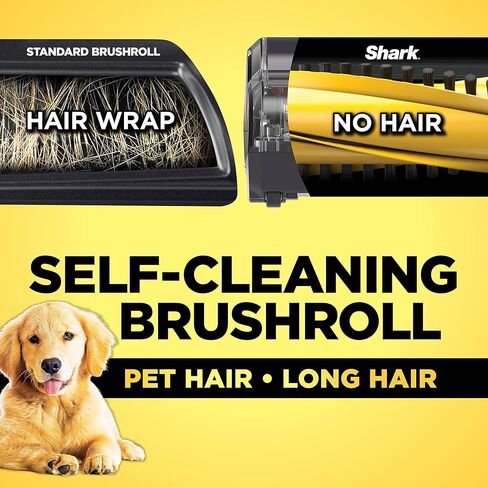 مكنسة Shark NV501 Rotator الاحترافية القابلة للرفع مع فلتر HEPA، توجيه دوار، مصابيح أمامية LED، أداة تنجيد واسعة، فرشاة غبار وأداة شق، أبيض/أحمر، 12، 18، 14. in Kuwait