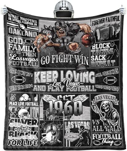 Dallas Flannel Blanket 60x50 Inch, Football Team Blanket Gifts for Men Women Youth Fans, Football Blanket Splicing Travel Throw Blanket in Saudi Arabia