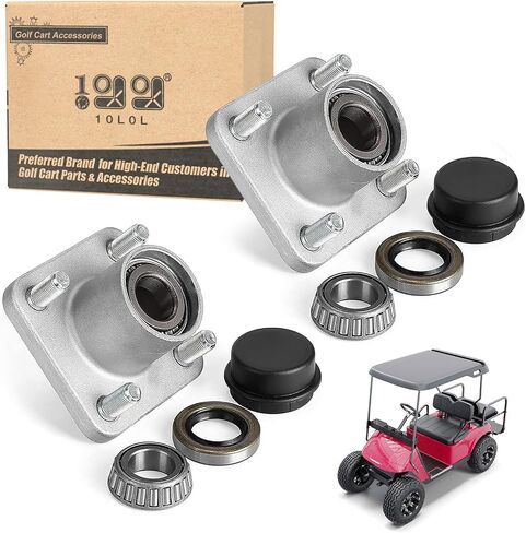 10L0L 2023 مجموعة محور العجلة المحسنة لـ 2001.5-2013 EZGO TXT، المكوك، العمود الفقري، عربة الجولف الكهربائية والغاز من سلسلة ST، مع سباقات المحامل وغطاء، OEM# 70895-G01 70895G01، مجموعة من 2 in Saudi Arabia