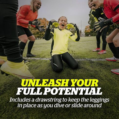 Storelli BodyShield Turf Burn Leggings 2، بنطال ضيق لكرة القدم مع جيوب واقية للساق، ملحقات رياضية، كرة القدم in Kuwait