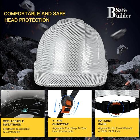 Safety Helmet Cap Style ABS Work Hard Hat Vented Hardhats for Men Carbon Fiber Pattern Industrial ANSI z89.1 OSHA in Saudi Arabia