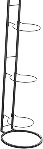 Vertical Ball Storage, Basketball Storage Shelf, Iron Volleyball Stand Holder Basketball Rack 4 Tier Ball Rack for Football in Kuwait