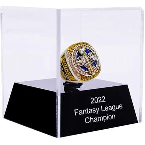 Fantasy Football Ring 2022 | Heavy FFL Championship Ring |MVP Award Trophy for Fantasy Football League Winner