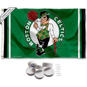Boston Celtics Logo Banner and Tapestry Wall Tack Pads