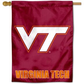 Virginia Tech Hokies House Flag Banner