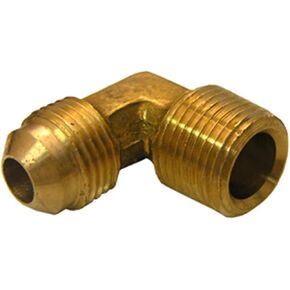 LASCO 17-4949 1/2 بوصة مضيئة بواسطة خيط أنبوب ذكر 1/2 بوصة نحاس 90 درجة Ell/الكوع