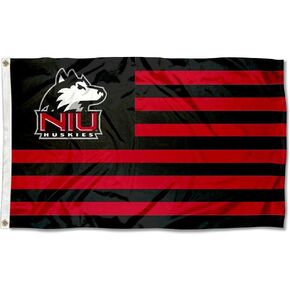 College Flags & Banners Co. Northern Illinois Huskies Stars and Stripes Nation Flag