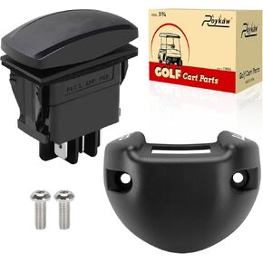 Roykaw 48V Golf Cart Forward and Reverse Switch with Housing Assembly Replacement for Club Car DS/Precedent/Tempo/Onward (1996-up) Electric Models, OEM# 101856001, 101856002, 102508401