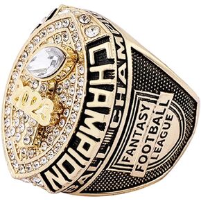 Fantasy Football Ring 2023 big heavy FFL Championship Trophy Ring