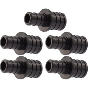 SharkBite 3/4 x 1/2 Inch Poly Crimp Reducing Coupling, Pack of 5, PEX Pipe, PE-RT, UP058A5