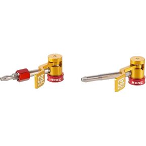 Road Cyclocross Gravel Mountain Bicycle Bike Presta Valve Head Connector Cycling Adaptor for Floor Pump or Air Compressor use and Easy to Pump Your tire