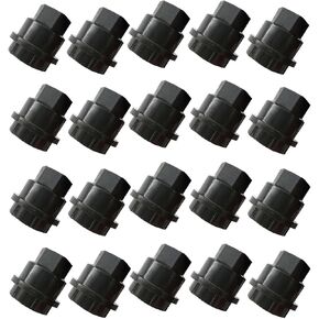 20 PCS Black Wheel Lug NUT Covers Cap Compatible with S10 S15 Blazer Jimmy Sonoma 560-5208, 560-5063, 560-5040, 560-5116/15661036
