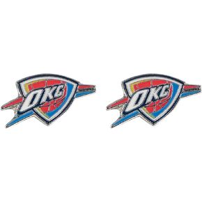 NBA Oklahoma City Thunder Team Logo Post Earrings