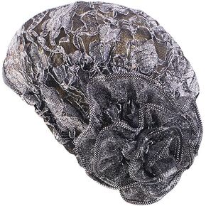 Muslim Turban Cap,Stretchy Vintage Lace Headscarf Hijab Headband Turban Hat Beanie Cap for Women
