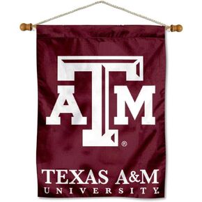 Texas A&M Aggies Banner with Hanging Pole