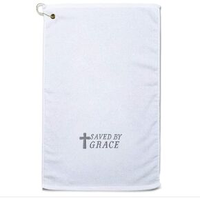Style In Print Golf Towel Saved by Grace Jesus Christian Cotton Bag Accessories