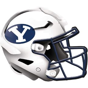 Fan Creations NCAA BYU Cougars Unisex BYU Authentic Helmet, Team Color, 12 inch, (C1008-BYU)