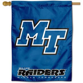 Middle Tennessee Blue Raiders House Flag Banner