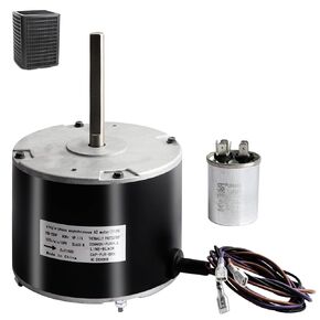 Condenser Fan Motor 0131M00061SP 0131M00061 Compatible with Goodman Amana Janitrol AC Air Conditioner Motor 1/4 Hp, 208/230 V 830 RPM Replaces for Zhongshan Broad-Ocean Motor #YDK-180S84062-01