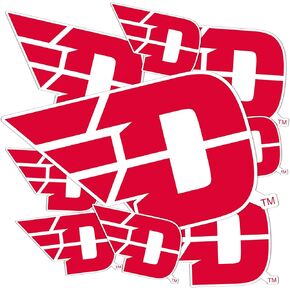 Desert Cactus University of Dayton Stickers Flyers UD Vinyl Decals Laptop Water Bottle Car Scrapbook 13.43x10.98 Sheet T3 (Type 3-1)
