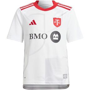 adidas Toronto FC Youth Size Team Away Jersey Shirt (White, Youth Medium)