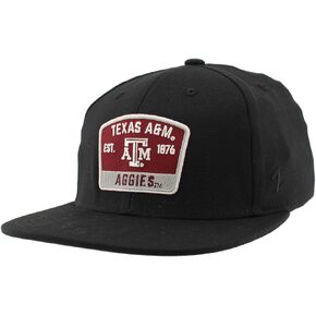 ZHATS Standard NCAA Officially Licensed Fitted Hat M15Z Switchback Black, Medium