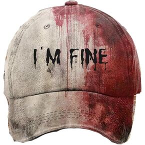 Problem Solved Halloween Hat Horror Funny Halloween Unisex Hat Bloody Cap