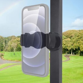Golf Cart Phone Holder, Strong Magnetic Cell Phone Holder Attaches to Steel Surfaces, Golf Cart Accessories for EZGO Club Car Yamaha, Fit All 4.7-6.5" Cell Phones