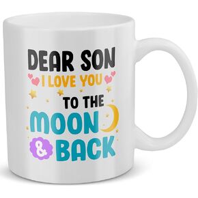 To My Son Mug Gift For Sons From Mom Dad Best Ever Coffee Cup My Teenage Boy Graduation Present Men (11oz)