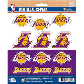 FANMATS NBA unisex-adult NBA Mini Decal 12-E2pk