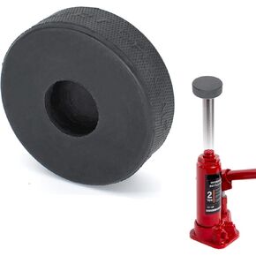 Bottle Jack Pad Adapter Rubber 29mm 1 1/8“ Hole Dia Recess On Bottom Jacking Point for 5-6 Ton Bottle Jacks Lift Car Damage Protection Universal