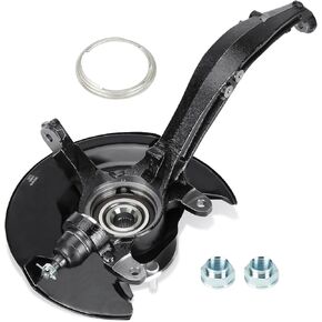 Front Left and Right Side Steering Knuckle & Wheel Bearing Hub Assembly Compatible with Honda 2003-2007 Accord 2.4L, Replace for LK043, 686-261