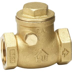 Homewerks 240-2-12-12 Swing Check Valve, x Female Thread, Brass, 1/2-Inch, 0.5 Inch