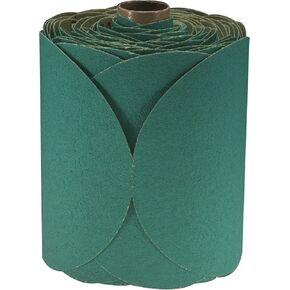 3M 01506 Stikit Green 6" 80D Grit Fre-Cut Disc Roll