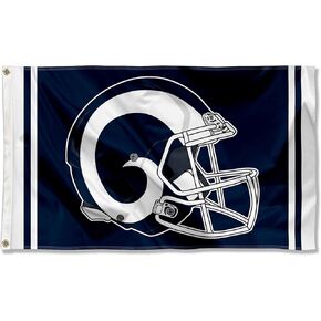 WinCraft Los Angeles Rams New Helmet Grommet Pole Flag