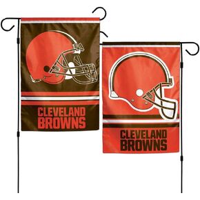 علم حديقة وينكرافت NFL كليفلاند براونز، 30.48 سم × 45.72 سم، ألوان الفريق in Kuwait