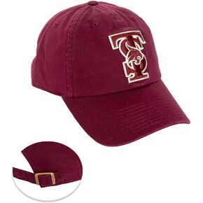 Desert Cactus Texas State University Baseball Hat TXState Bobcats Brimmed Embroirderd Hats Cap Adjustable Cloth Strap Adult (Style F) Maroon