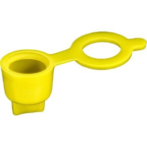 50 Grease Fitting Caps Yellow Polyethylene