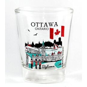 Ottawa Ontario Canada Great Canadian Cities Collection Shot Glass