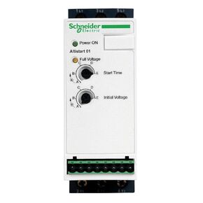 Schneider Electric 1 or 3 Phase, Soft Start, 12A Output Current, 120 to 480VAC Input Voltage - ATS01N112FT