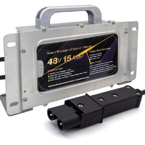 48V 15 AMP Golf Cart Waterproof Battery Charger for 48 Volt Yamaha G19-G22 Golf Carts