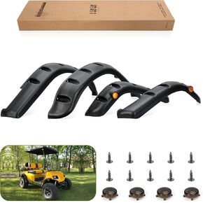 Golf Cart 4PCS Fender Flares Front and Rear Fit for Golf Cart YAMAHA G22…