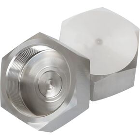 Stainless Steel 304 Hex End Cap 1/4" NPT Female Pipe Fitting 2pcs
