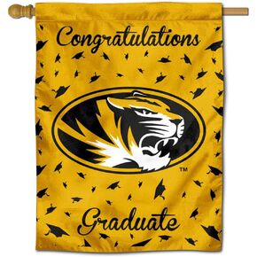 College Flags & Banners Co. Missouri Tigers Graduation Gift Banner Flag