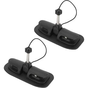 1 Pair Oar Holder Paddle Lock, Paddle Holder Support Universal for Inflatable Boat Kayak Canoe Dinghy Raft 0.4in Iron Core