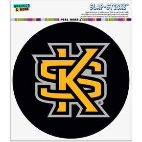 Kennesaw State Owls Logo Automotive Car Window Locker Circle Bumper Sticker