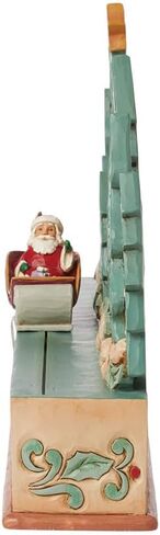 Enesco Jim Shore Heartwood Creek Highland Glen Christmas Countdown Calendar Figurine, 8.27 Inch, Multicolor in Saudi Arabia