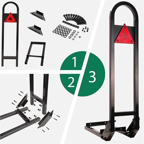 10L0L Universal Safety Golf Cart Rear Grab Bar and Trailer Hook with Receiver Fit for The Back seat of Club Car EZGO and Other in Saudi Arabia