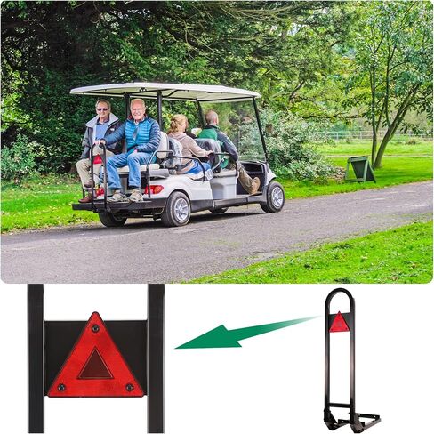 10L0L Universal Safety Golf Cart Rear Grab Bar and Trailer Hook with Receiver Fit for The Back seat of Club Car EZGO and Other in Saudi Arabia